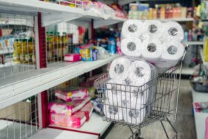 Toilet-paper in a shopping cart - Everest Wealth