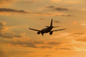 A Fragile Start to 2026 for South Africa (Plane taking off over the sunset)