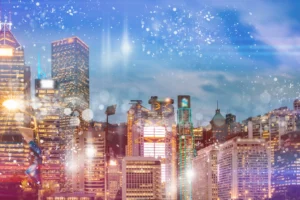 Budget Speech 2026: A Turning Point (Futuristic City)