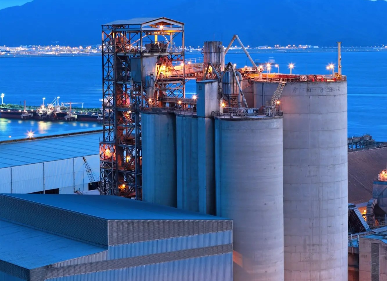 Jobs at Risk & Housing Under Strain (aerial view of a factory)