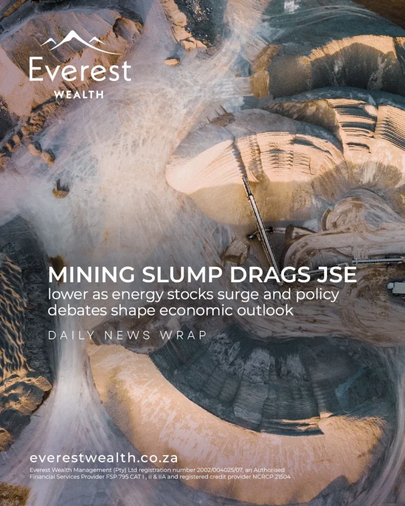 Mining Slump Drags JSE Lower (mining site)