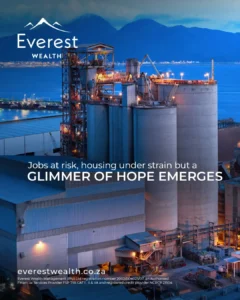 Jobs at Risk & Housing Under Strain (aerial view of a factory)