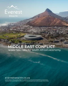 When Oil, War and Markets Collide (aerial view of Capetown South Africa)