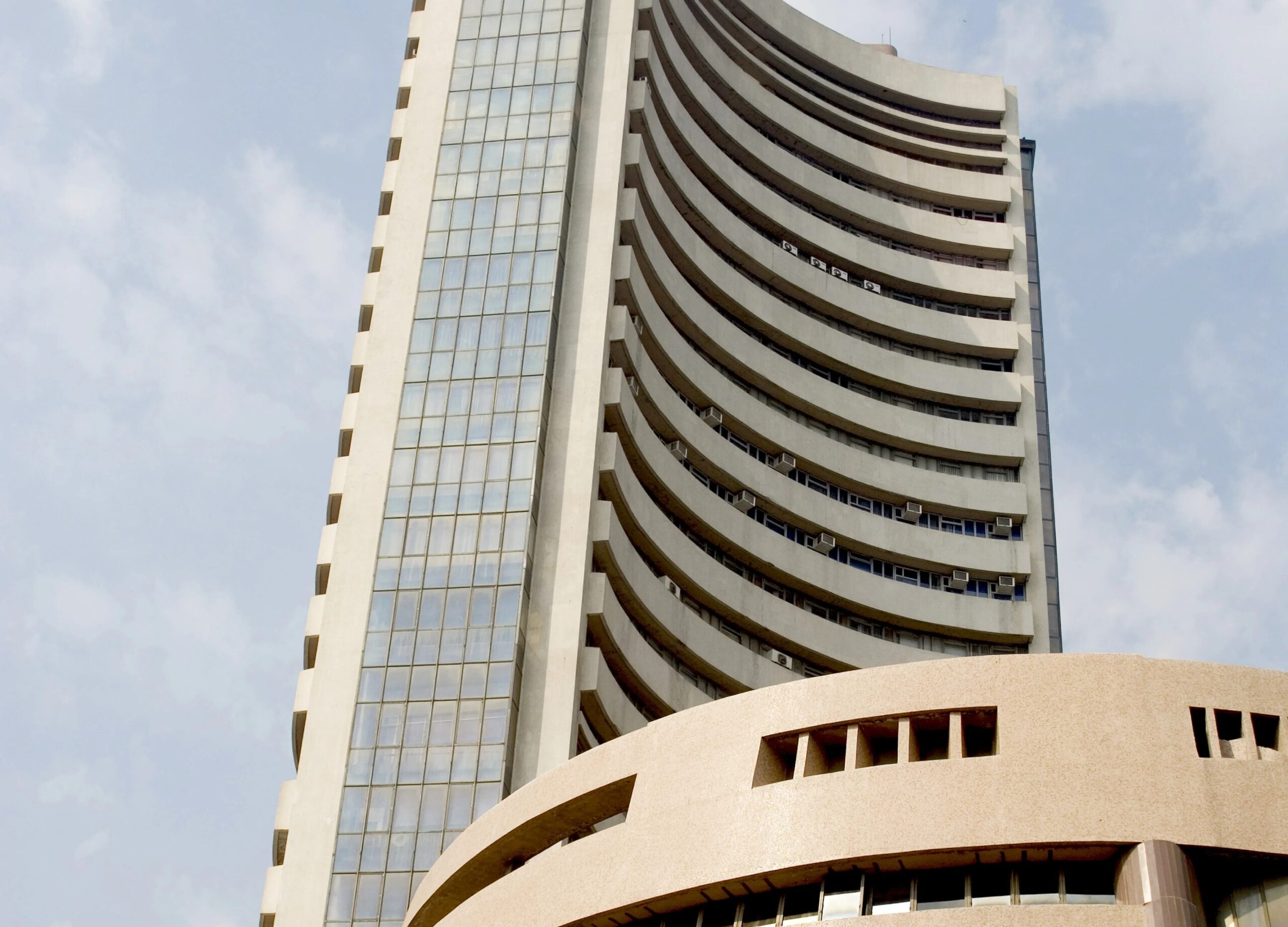 JSE Slips as Resources Drag (Low angle view of a high-rise building)