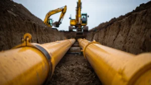 Municipal Governance's High Cost | Everest Wealth (Pipes on a construction site)